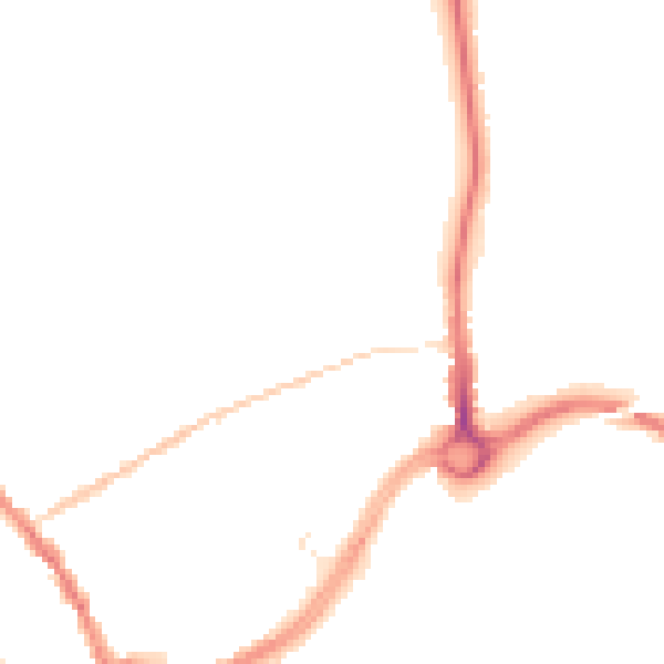 Night-time road noise heatmap for SP1 3NA