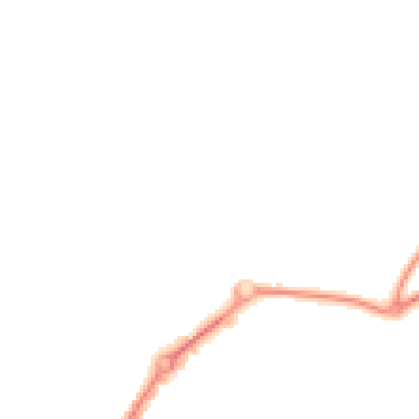 Night-time road noise heatmap for SP1 3PF