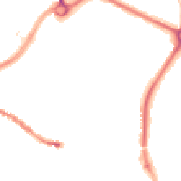 Night-time road noise heatmap for SP1 3RE