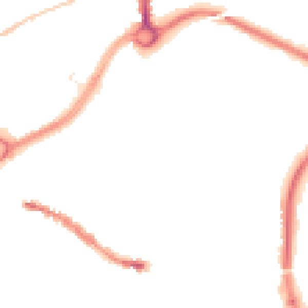 Night-time road noise heatmap for SP1 3SY