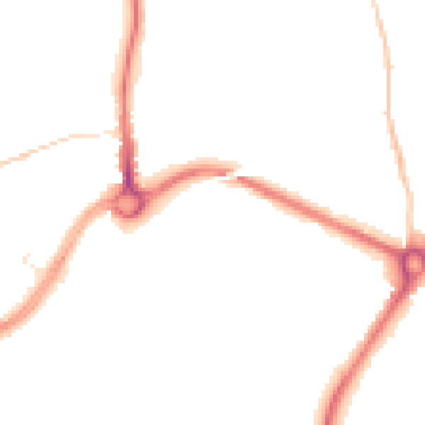 Night-time road noise heatmap for SP1 3TH
