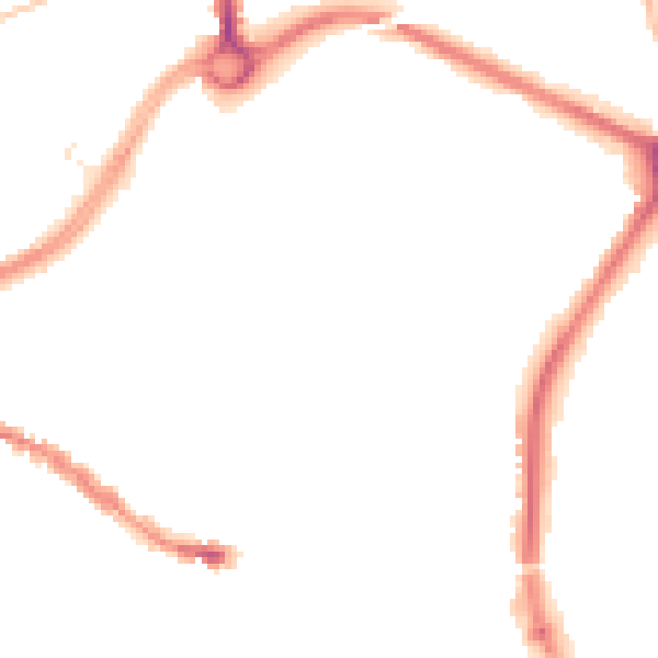 Night-time road noise heatmap for SP1 3UH