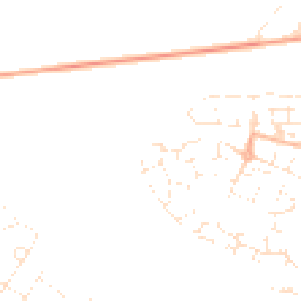 Daytime road noise heatmap for SP1 3WD