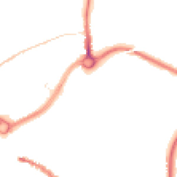 Night-time road noise heatmap for SP1 3WE