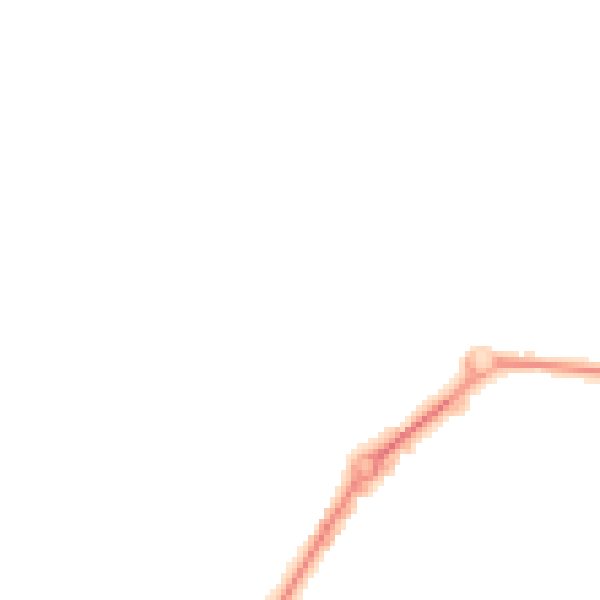 Night-time road noise heatmap for SP1 3WZ