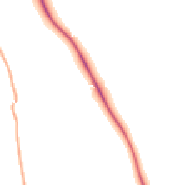 Daytime road noise heatmap for SP2 0AA