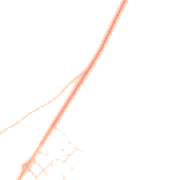 Daytime road noise heatmap for SP2 0BU