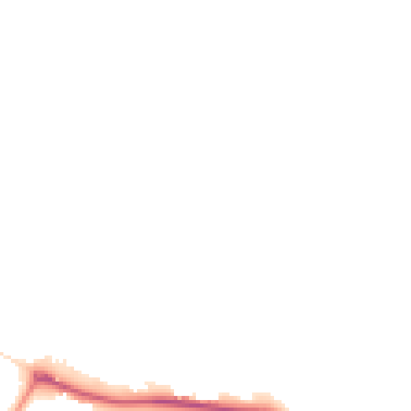 Night-time road noise heatmap for SP2 0FH
