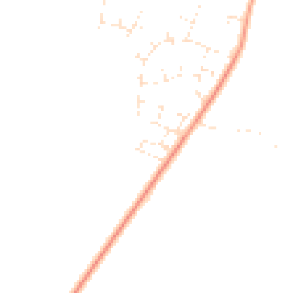 Daytime road noise heatmap for SP2 0NB