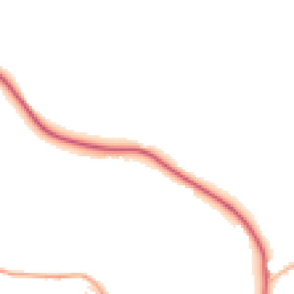 Daytime road noise heatmap for SP2 0PT