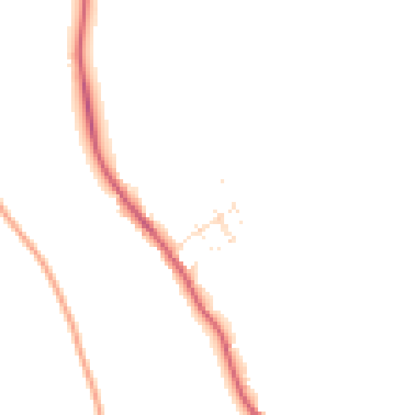Daytime road noise heatmap for SP2 0QS