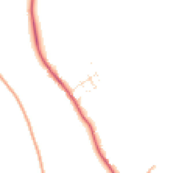 Daytime road noise heatmap for SP2 0QX