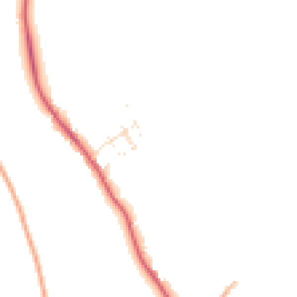 Daytime road noise heatmap for SP2 0RH