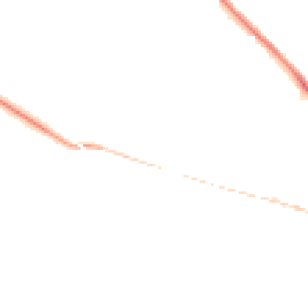Night-time road noise heatmap for SP2 7JU