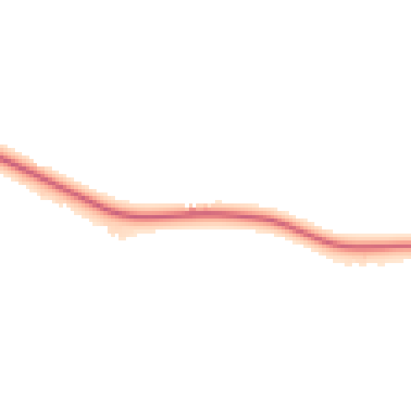 Night-time road noise heatmap for SP2 8PP