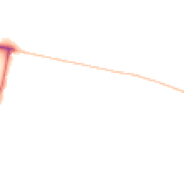 Night-time road noise heatmap for SP2 9AR