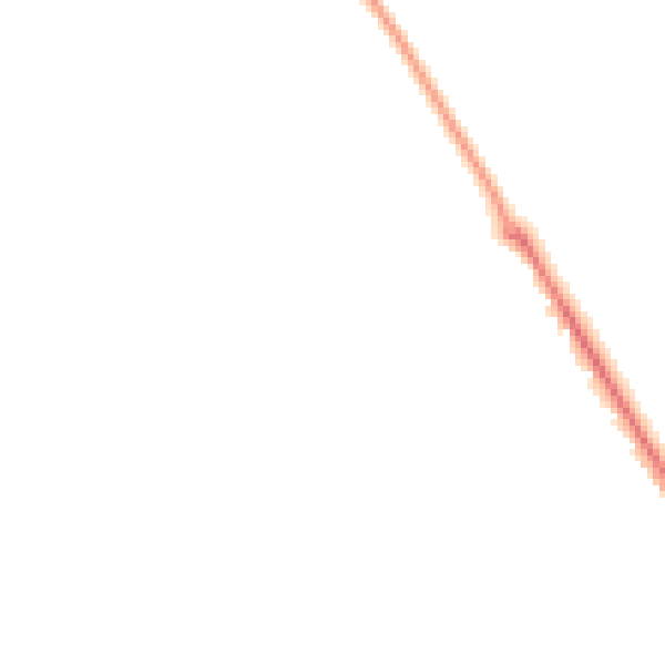 Night-time road noise heatmap for SP2 9PS