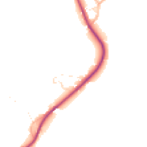 Daytime road noise heatmap for SP4 0AA