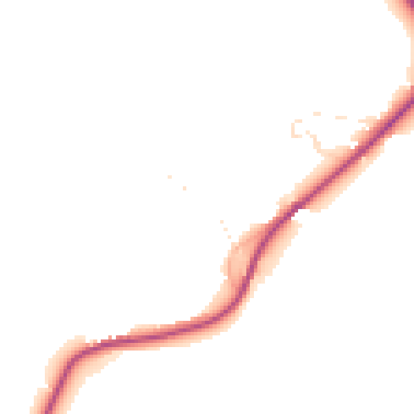 Daytime road noise heatmap for SP4 0AD