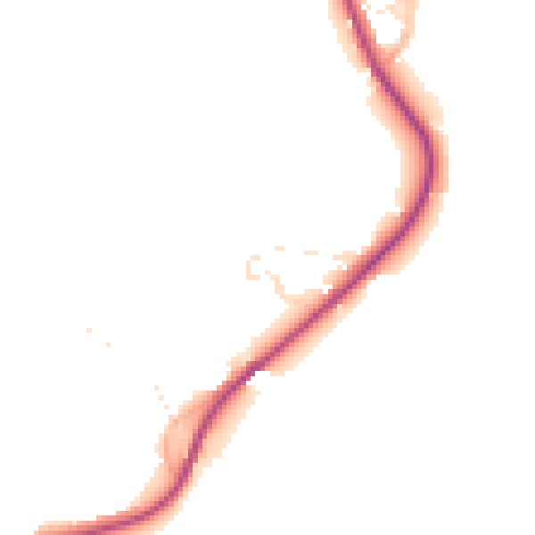Daytime road noise heatmap for SP4 0AF