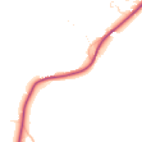 Daytime road noise heatmap for SP4 0AH