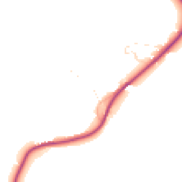 Daytime road noise heatmap for SP4 0AJ