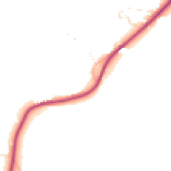 Daytime road noise heatmap for SP4 0AQ