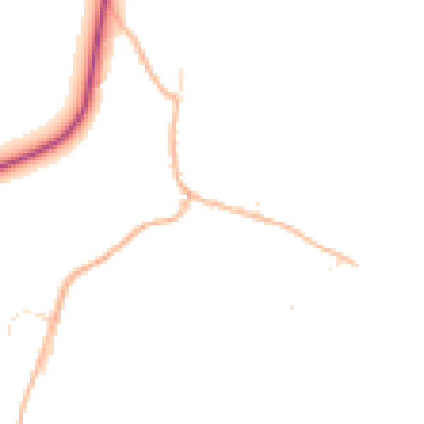 Daytime road noise heatmap for SP4 0AS