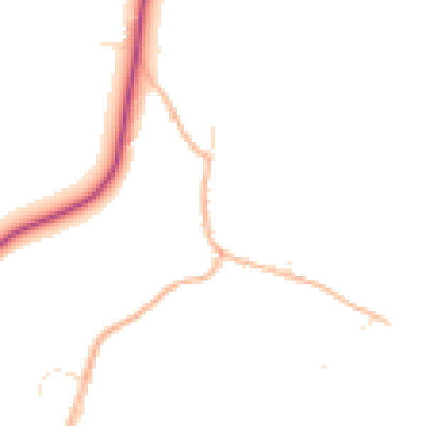 Daytime road noise heatmap for SP4 0AT