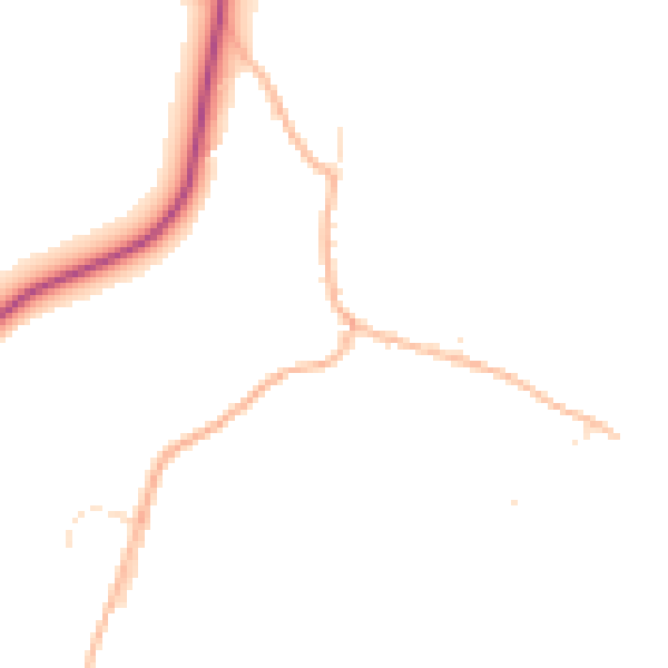 Daytime road noise heatmap for SP4 0AU