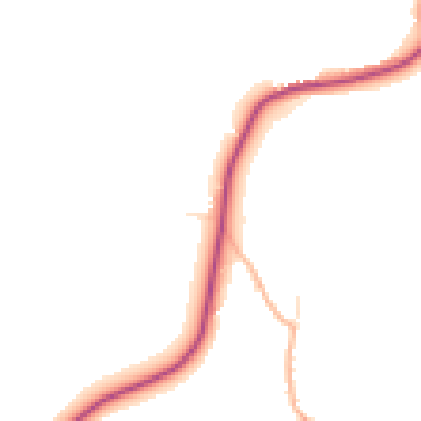 Daytime road noise heatmap for SP4 0AW