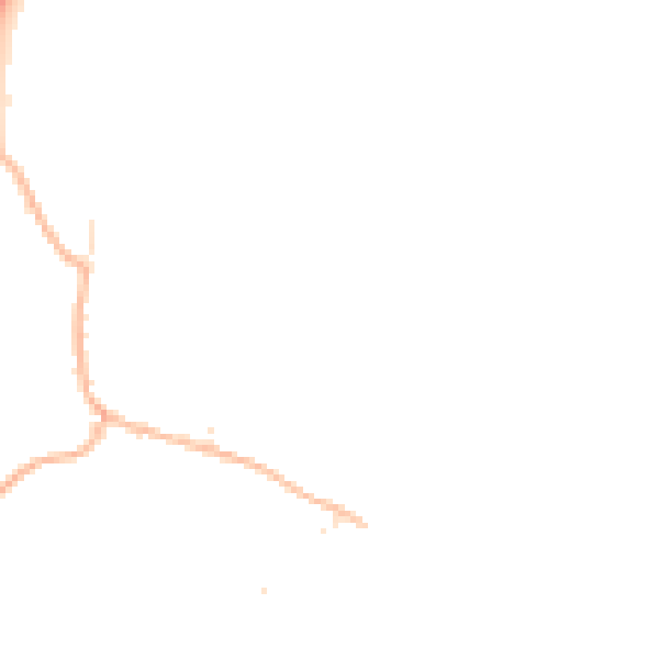 Daytime road noise heatmap for SP4 0AX