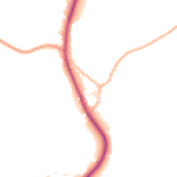Daytime road noise heatmap for SP4 0BX