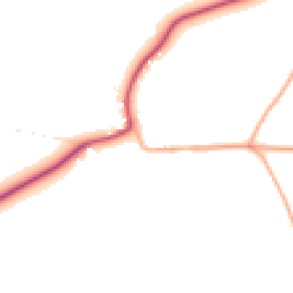 Daytime road noise heatmap for SP4 0DL