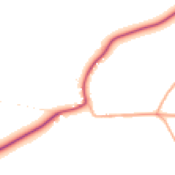 Daytime road noise heatmap for SP4 0DN