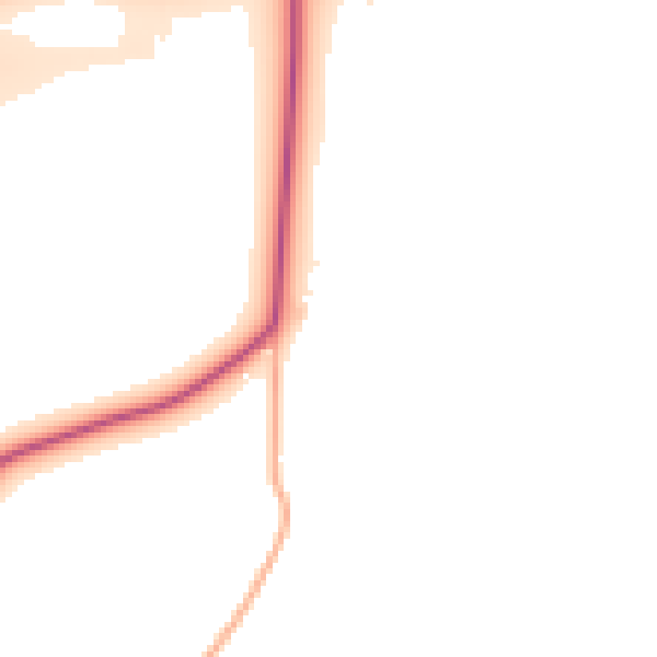 Daytime road noise heatmap for SP4 0DR