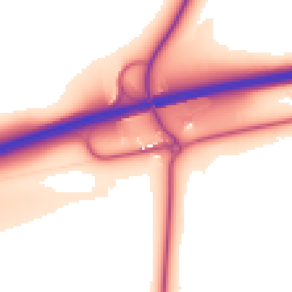 Daytime road noise heatmap for SP4 0ET