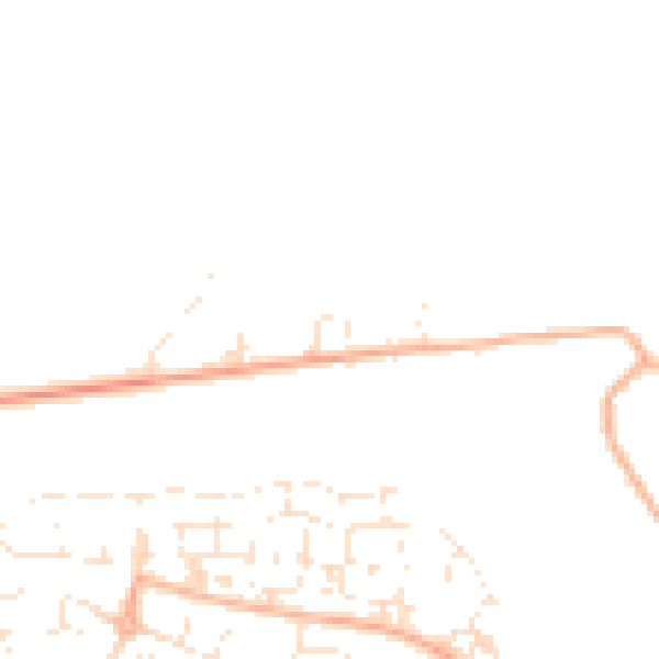 Daytime road noise heatmap for SP4 6BH