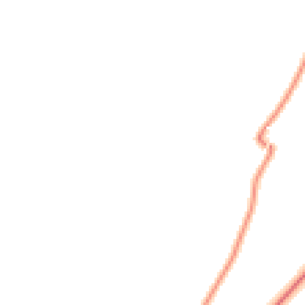 Night-time road noise heatmap for SP4 6DN