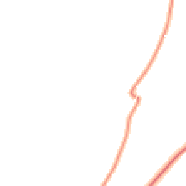 Night-time road noise heatmap for SP4 6DP
