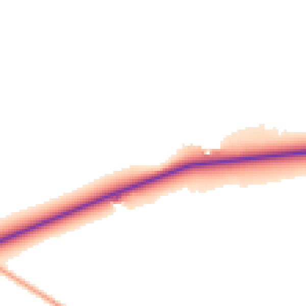 Daytime road noise heatmap for SP4 6DT