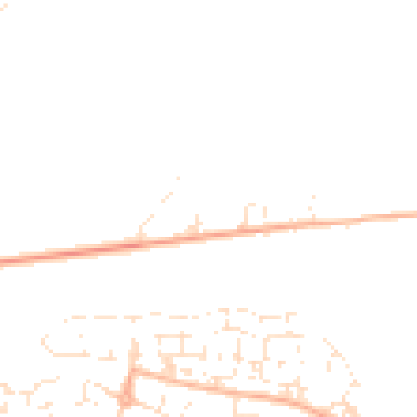 Daytime road noise heatmap for SP4 6DY
