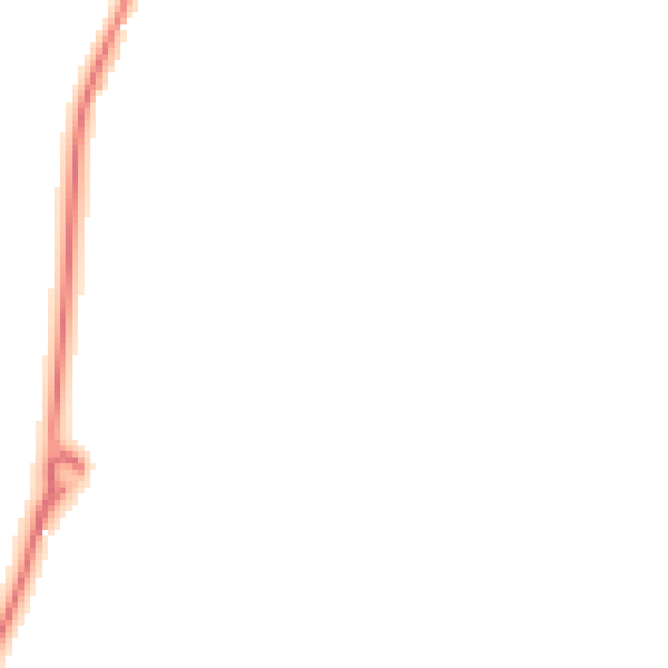 Night-time road noise heatmap for SP4 6FT
