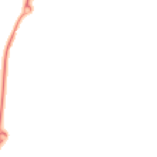 Night-time road noise heatmap for SP4 6GT