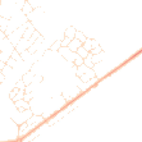Daytime road noise heatmap for SP4 6GU