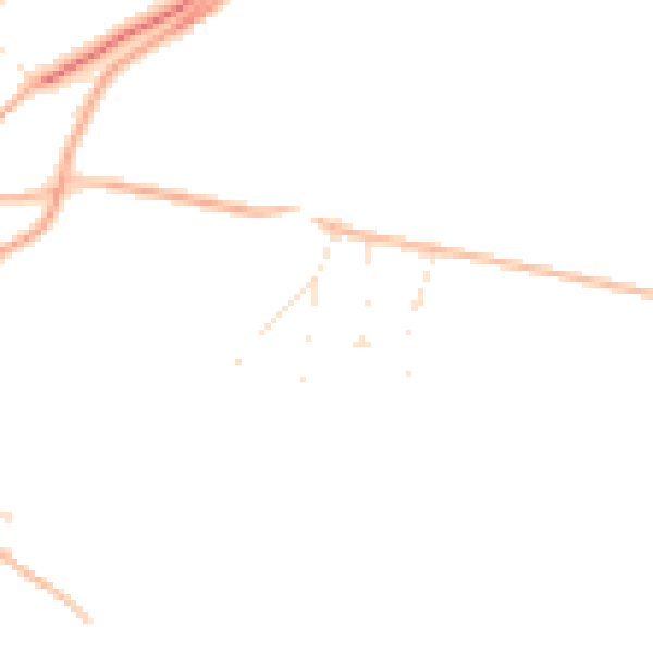 Daytime road noise heatmap for SP4 6LD