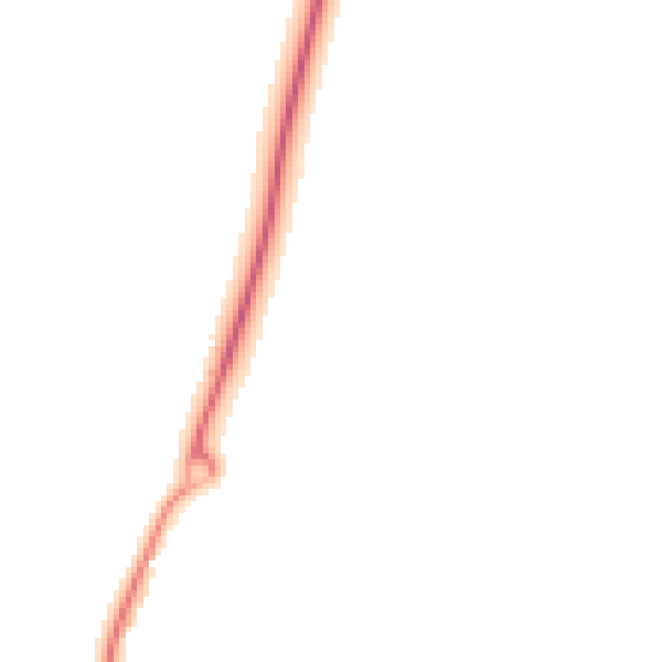 Night-time road noise heatmap for SP4 6PS
