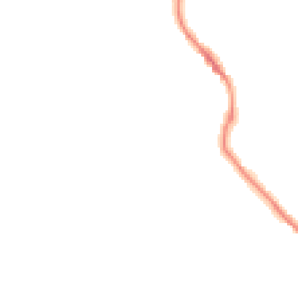 Night-time road noise heatmap for SP4 7HB