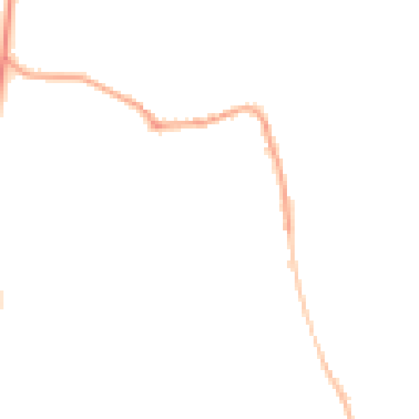 Night-time road noise heatmap for SP4 8AB