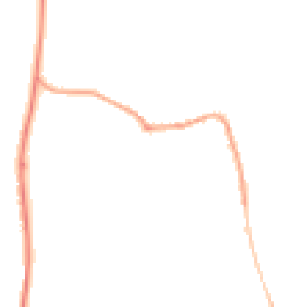 Night-time road noise heatmap for SP4 8AJ